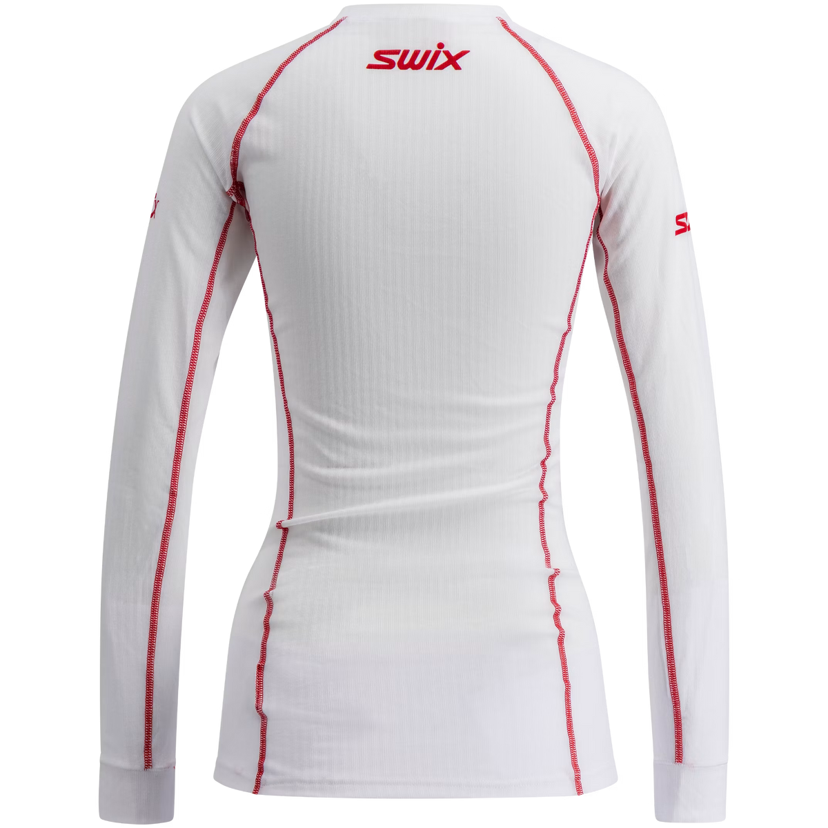 Swix RaceX Classic Long Sleeve W Damen Funktionsunterhemd – Bright White / Swix Red