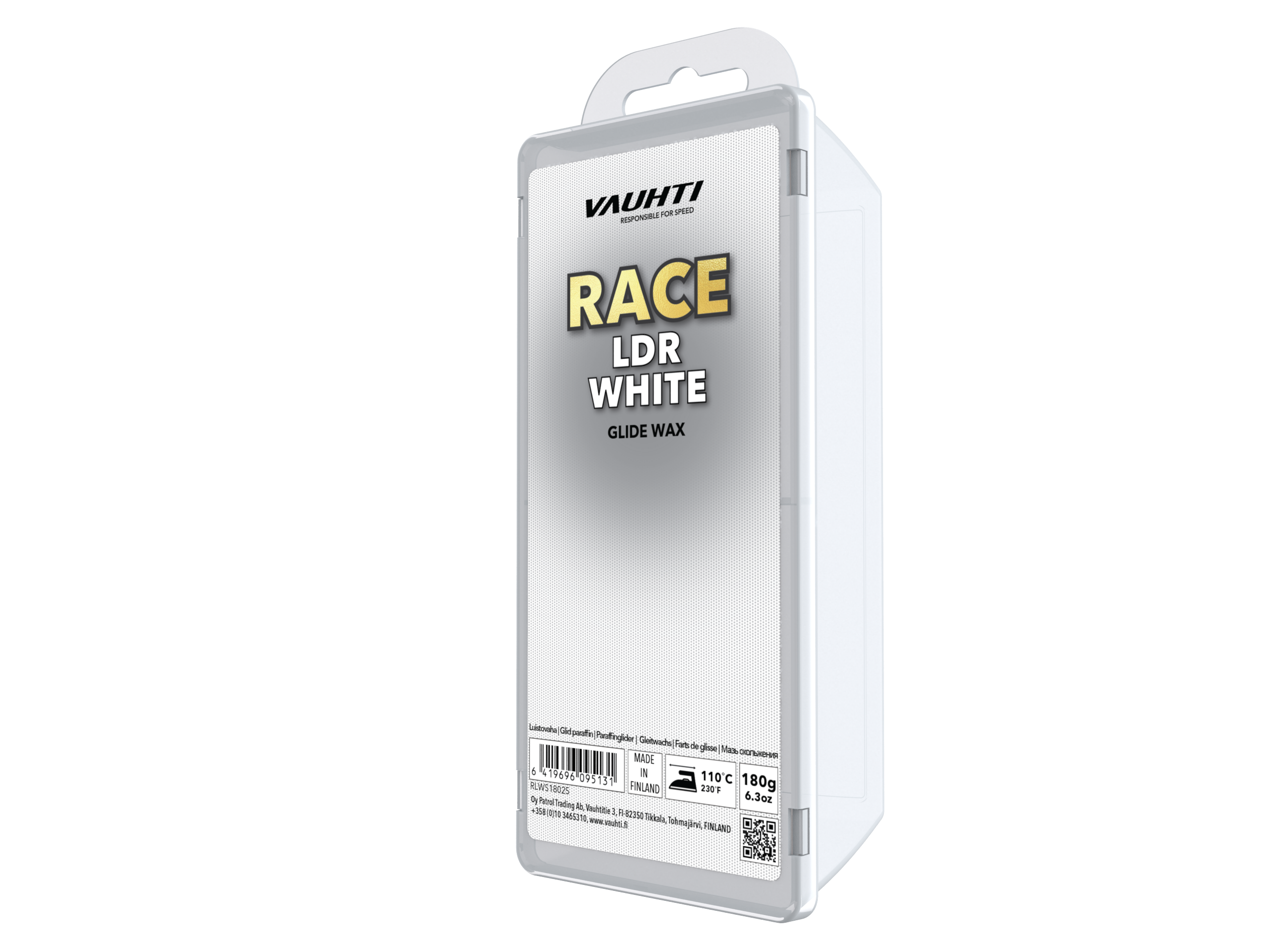 Vauhti RACE LDR WHITE 180 g