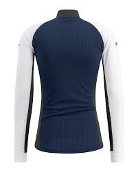 Swix RaceX Dry Half Zip Bright White/Dark Navy