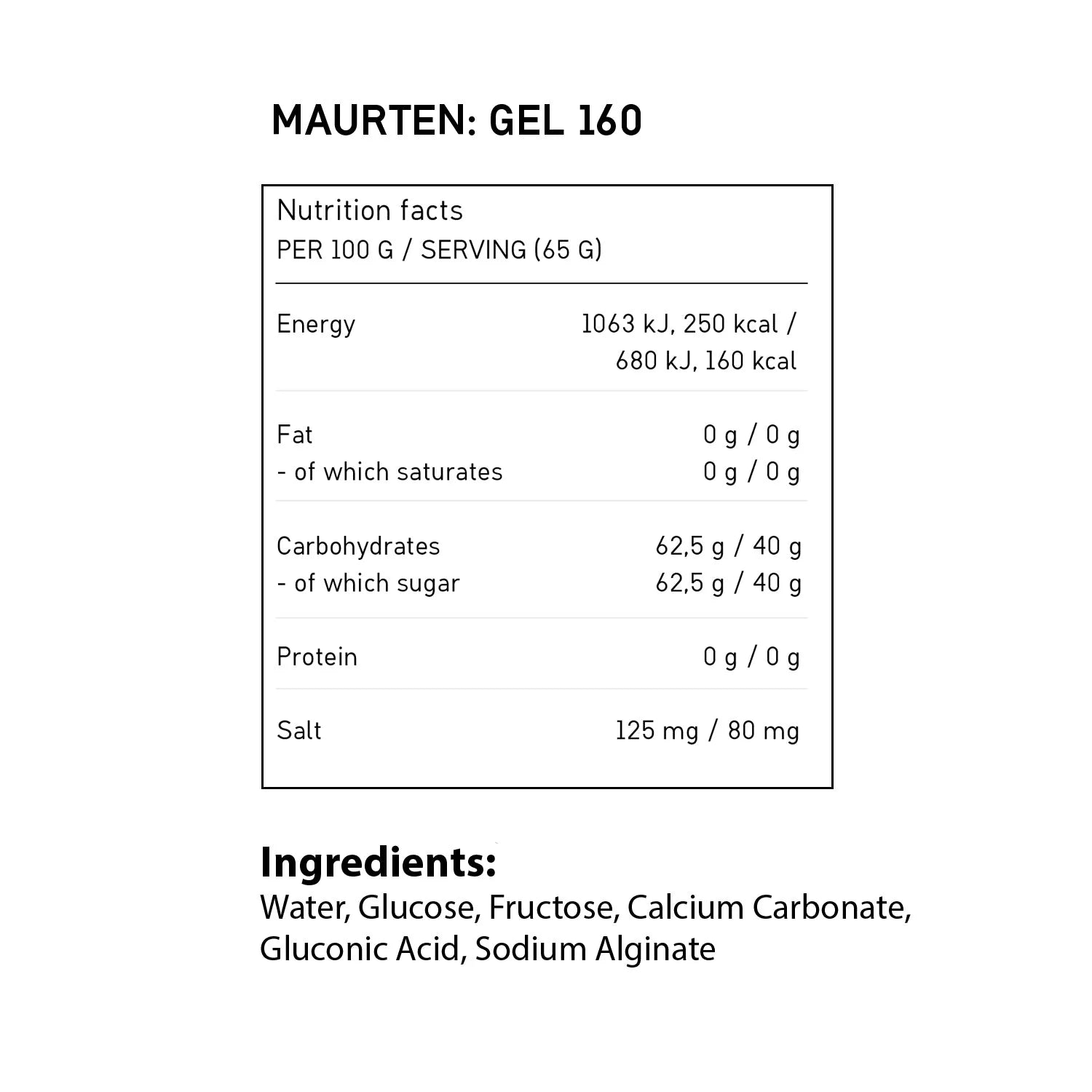 MAURTEN GEL 160