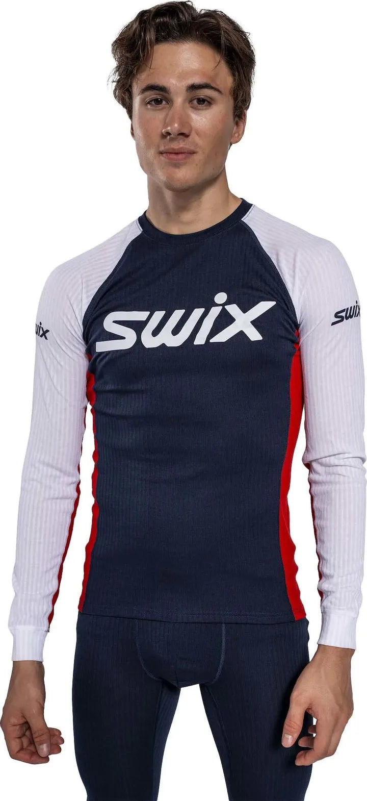 Swix RaceX Classic Long Sleeve M Dark Navy/Bright White