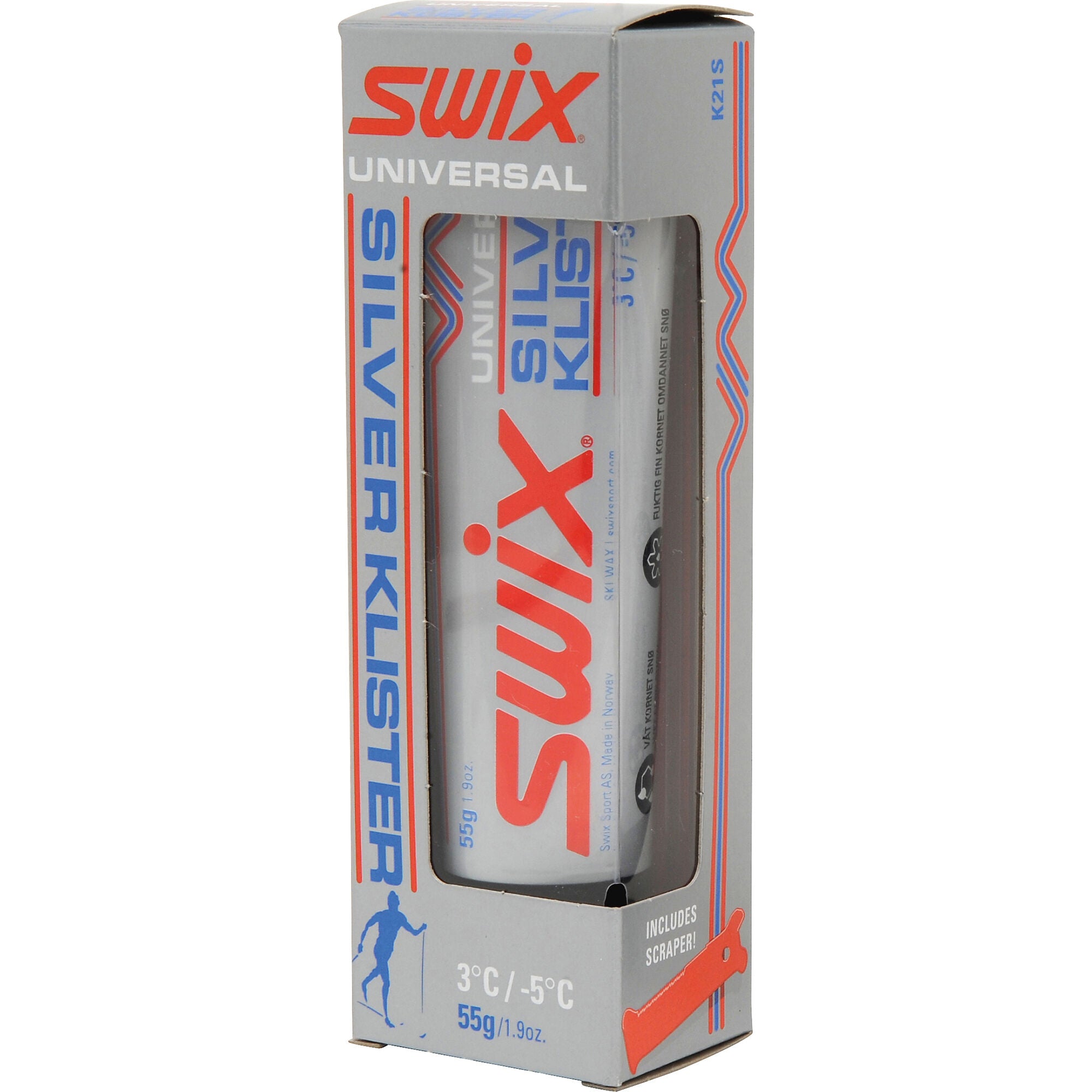 Swix K21S Universal Silver Klister -5°C to +3°C, 55g