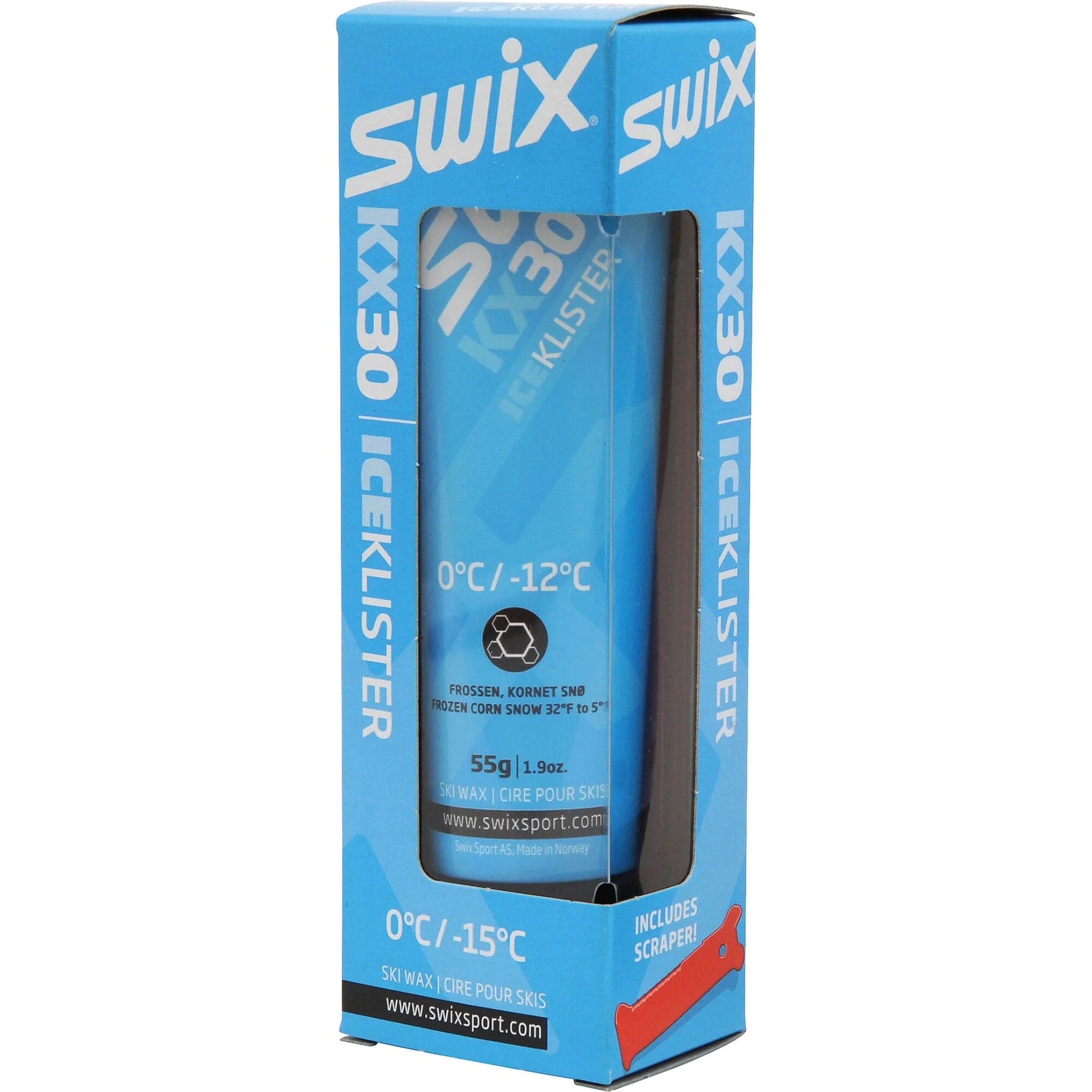 Swix KX30 Blue Ice Klister -12°C to 0°C, 55g
