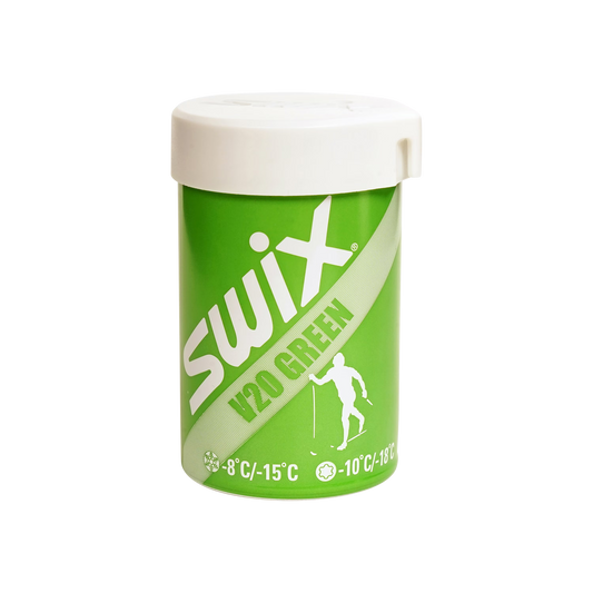 Swix V20 Green Hardwax -15°C to -8°C, 43g
