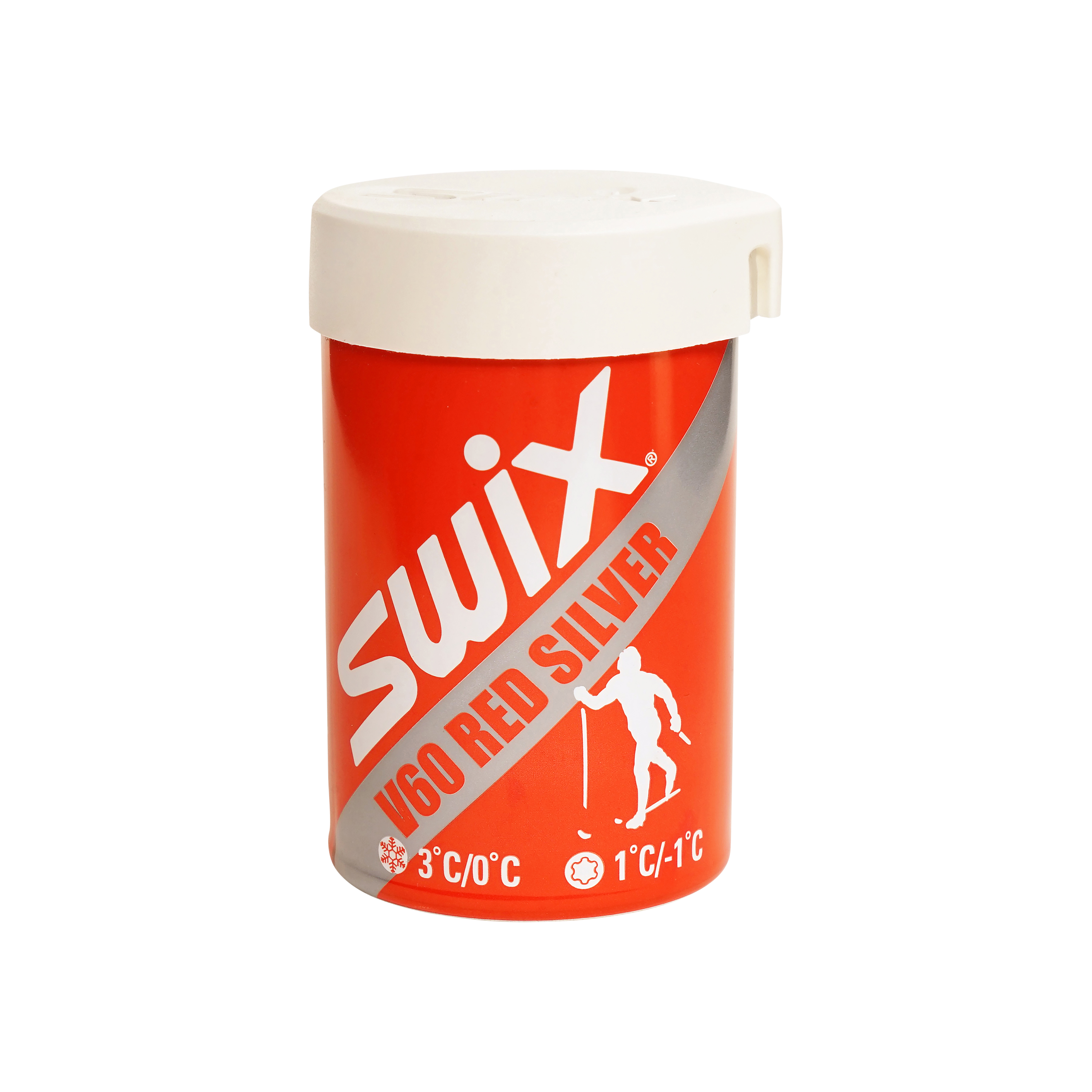 Swix V60 Red/Silver Hardwax 0°C to +3°C, 43g