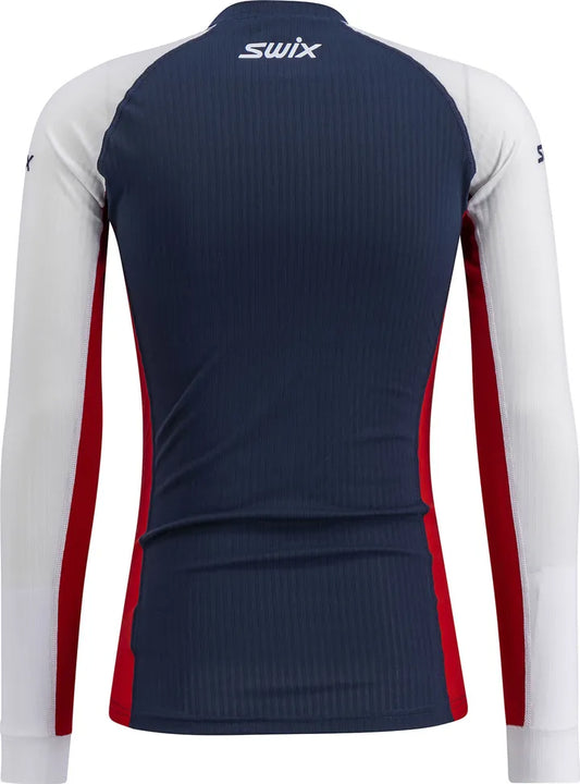 Swix RaceX Classic Long Sleeve M Dark Navy/Bright White
