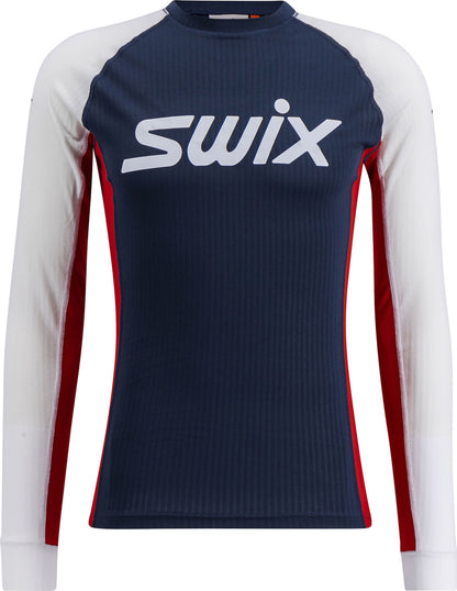 Swix RaceX Classic Long Sleeve M Dark Navy/Bright White